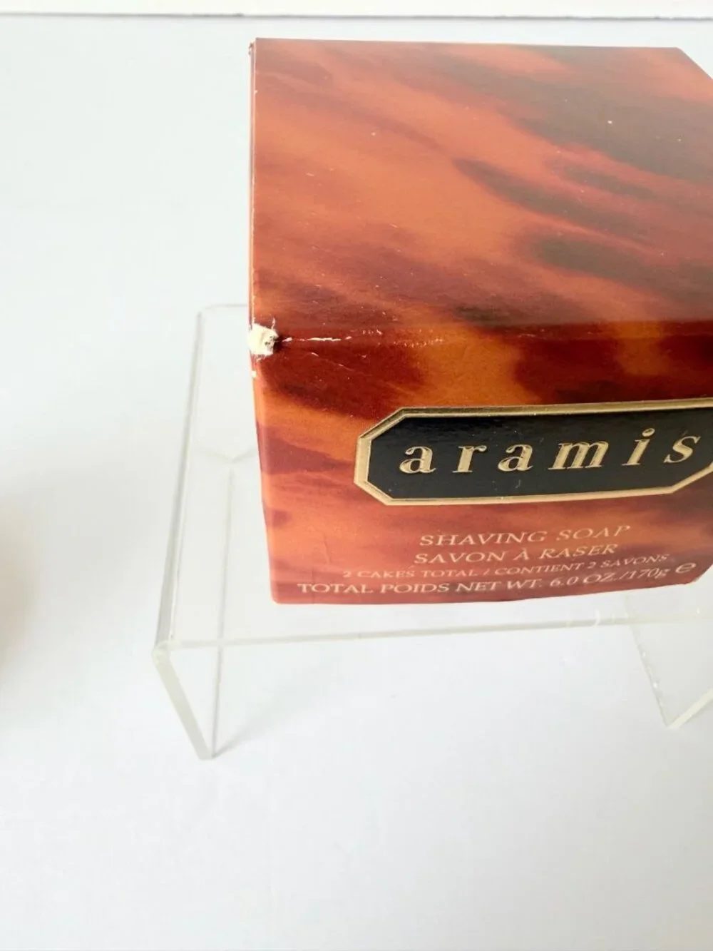 Vintage ARAMIS Shaving Soap Bars 3oz Bar Box of 2 NOS